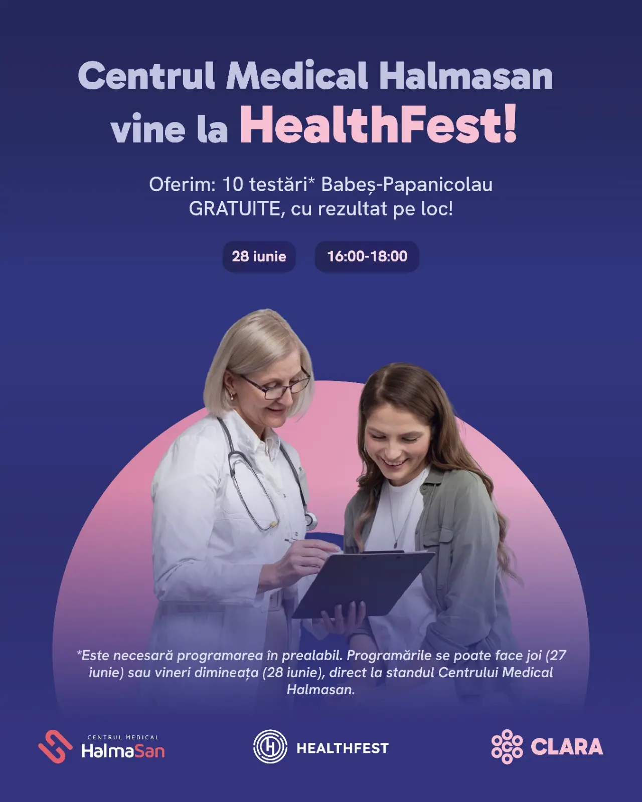 testări Babeș-Papanicolau cu rezultat pe loc – gratuit la centrul medical halmasan