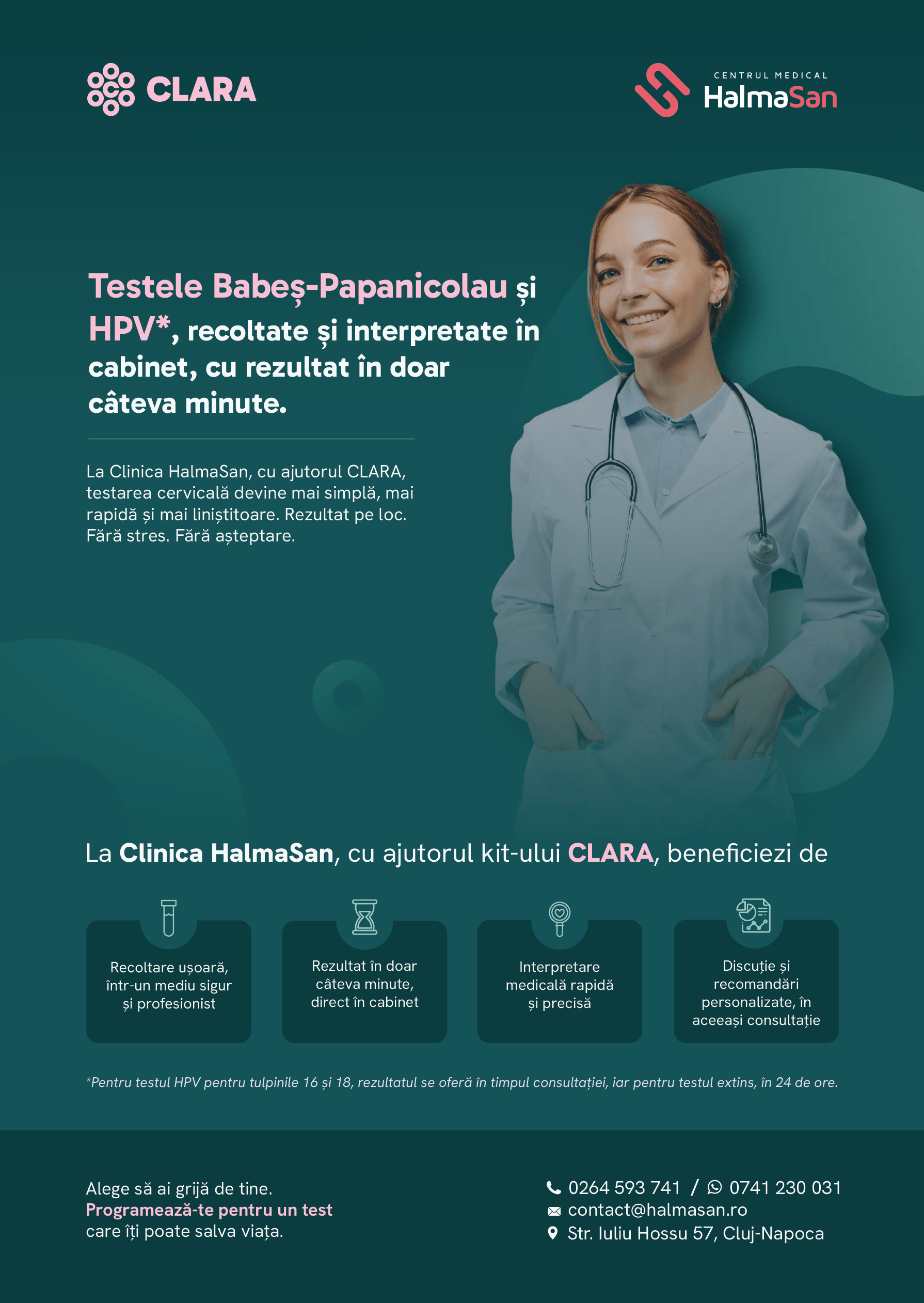 Unde pot face test HPV cu rezultat pe loc în Cluj-Napoca?